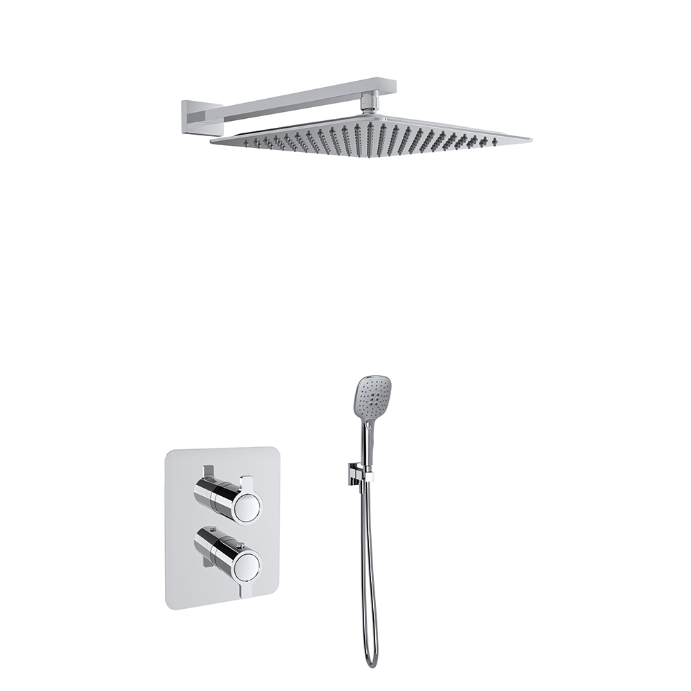 Встраиваемый термостат. смеситель для душа с троп. и ручным душем BLAUTHERM 948722RPK300