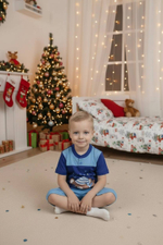 Пижама детская бриджи и футболка из хлопка