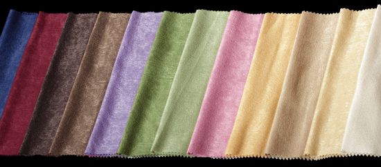 Длинные шторы. Suede (шоколад).  Имитация замши