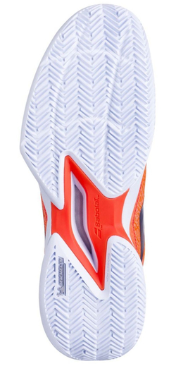 Мужские кроссовки теннисные Babolat Jet Mach 3 Clay - strike red/white