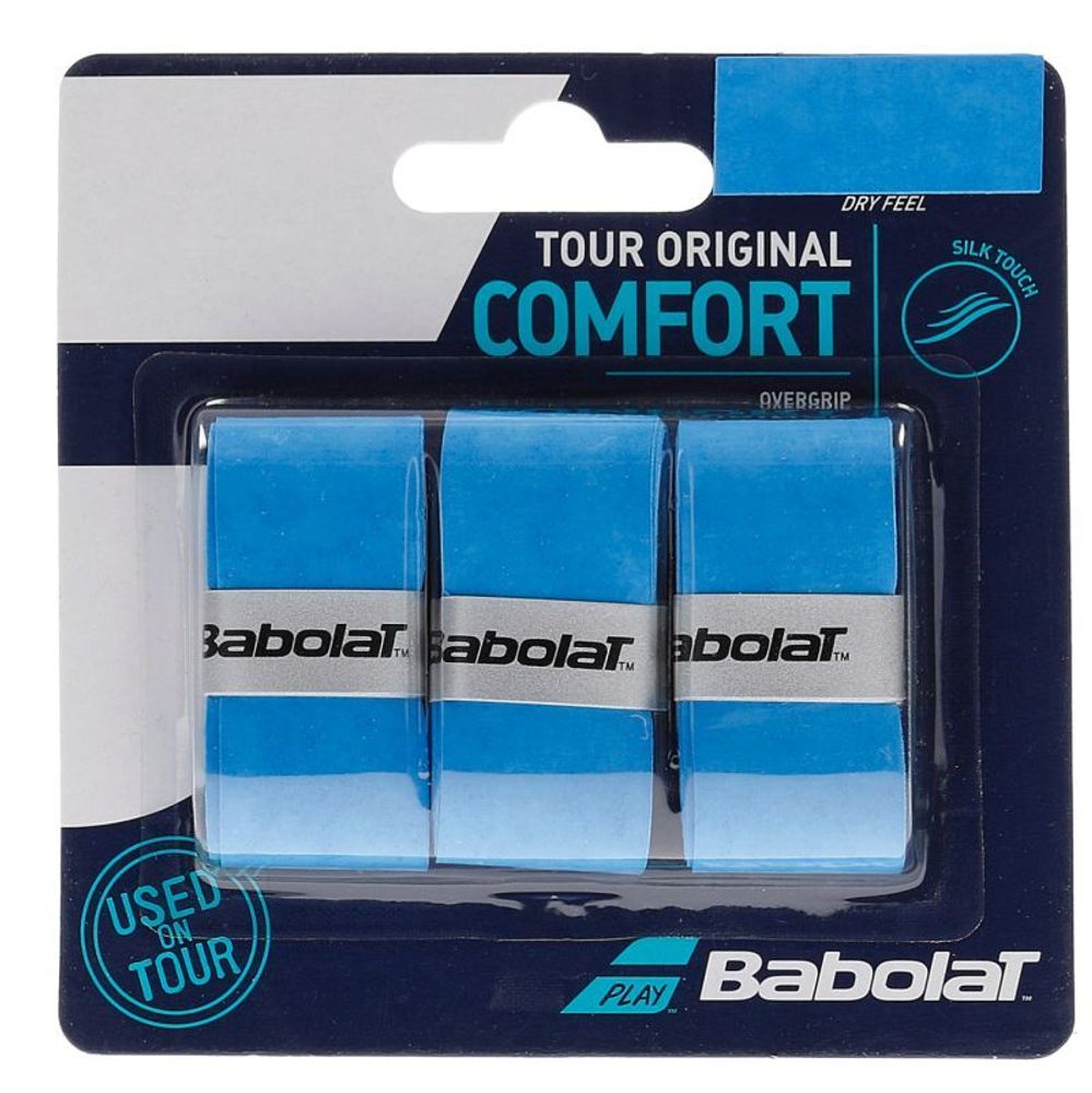 Теннисные намотки Babolat Tour Original blue 3P