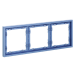 Рамка пластиковая VOLTUM S70 на 3 поста, (деним)