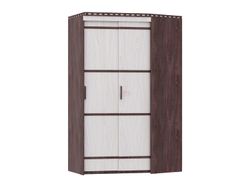 Шкаф-купе углавой правый «Ольга-13» (венге/млечный дуб.), ЛДСП, Фант-мебель, г. Волжск