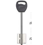 Заготовка сувальдного ключа 10659 GRD13DP