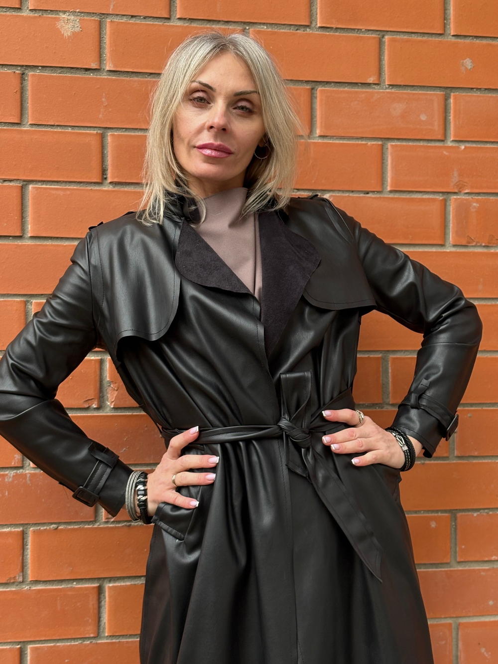 Плащ Шарапов / эко кожа