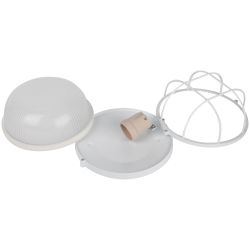 Светильник ЭРА НБП 03-60-002 Акватермо алюминий/стекло решетка IP54 E27 max 60Вт D176 круглый белый | Светильники ЖКХ РБ