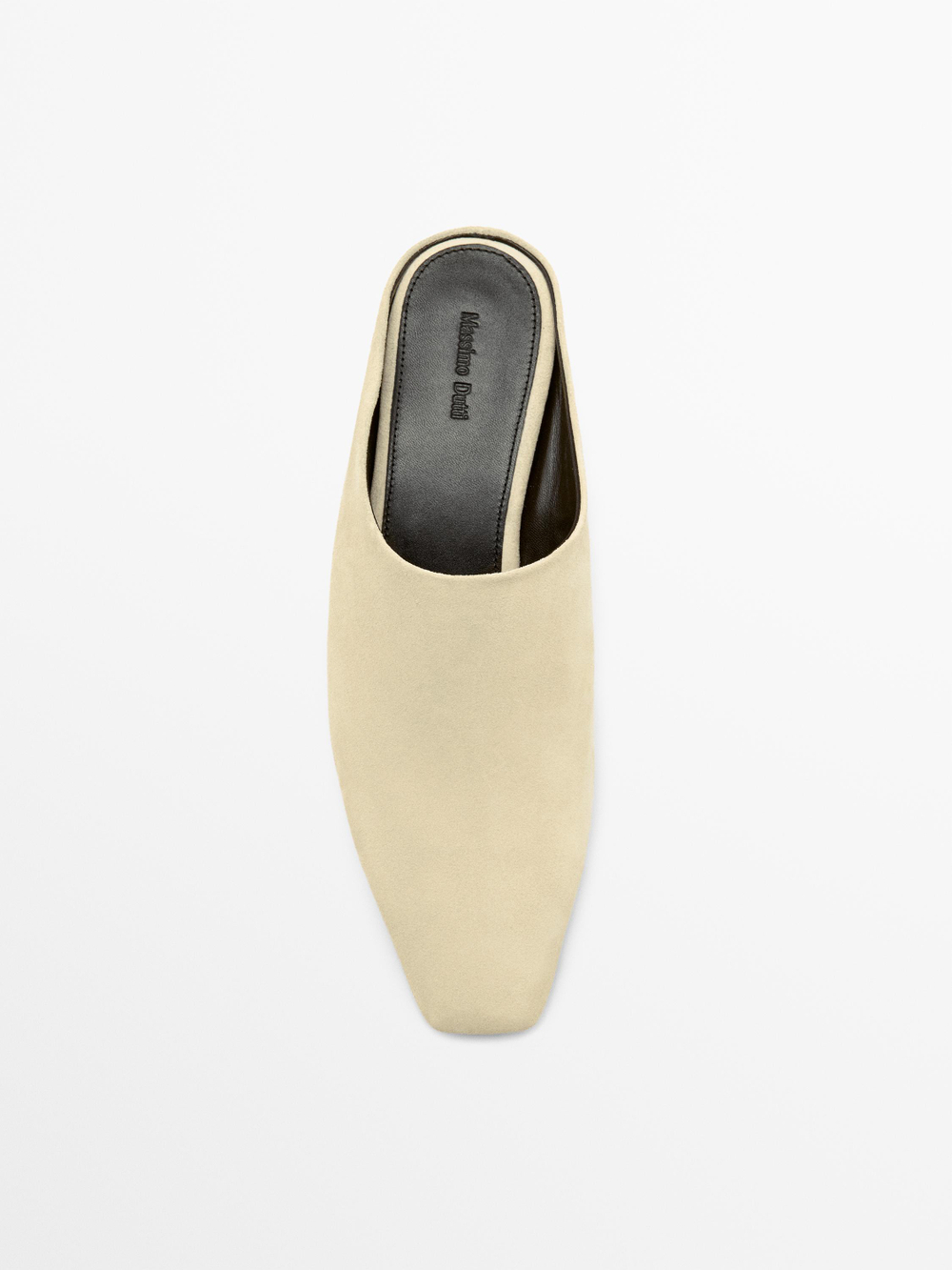 Massimo Dutti Мюли на танкетке, бежевый