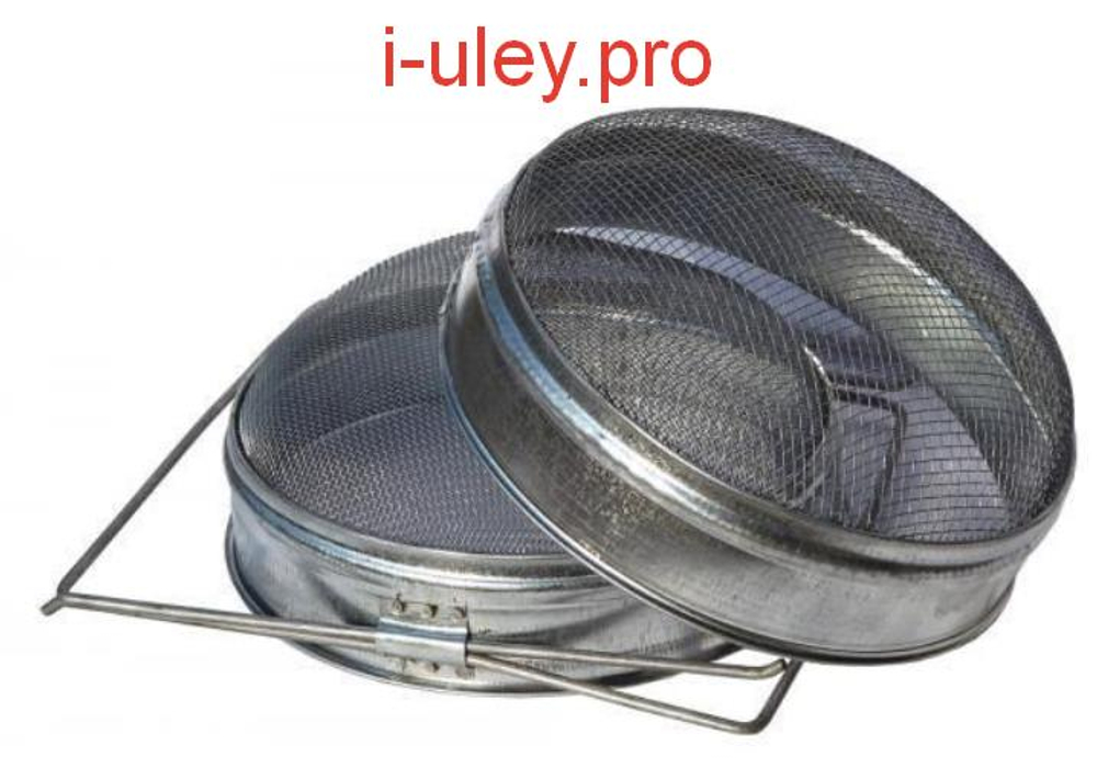 Сито фильтр двойной 150-160 мм (пищевая жесть, оцинк)