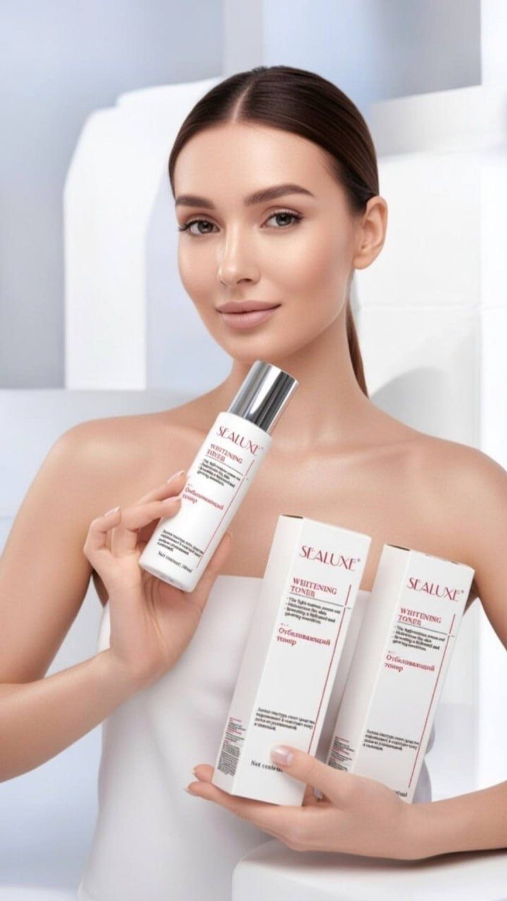 Отбеливающий тоник для лица SEALUXE, 180 мл