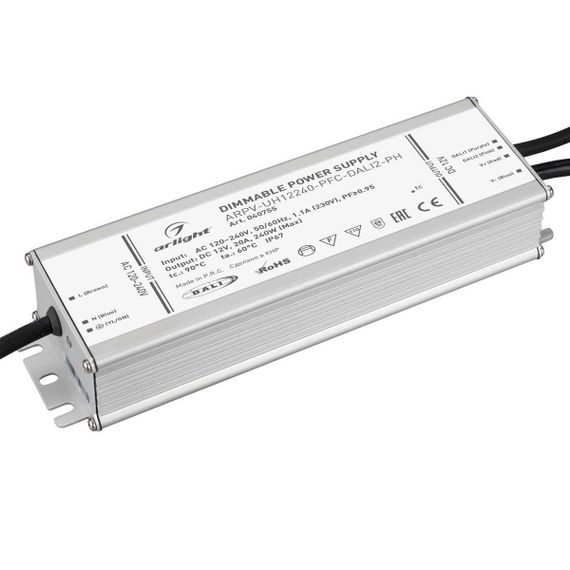 Блок питания Arlight ARPV-UH12240-PFC-Dali2-PH 12V 240W IP67 20A 040755