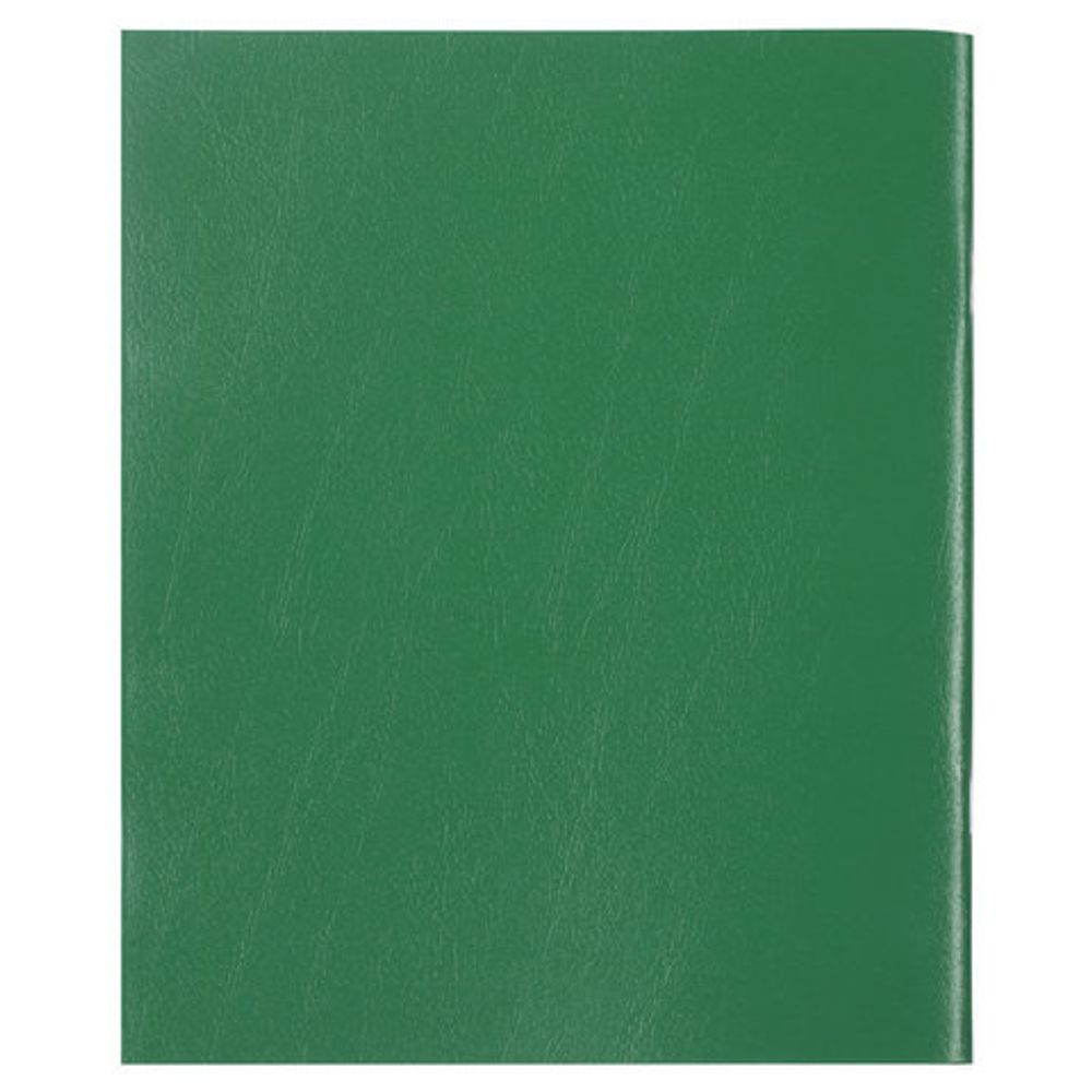 Тетрадь бумвинил, А5, 48 л., скоба, офсет №1, клетка, с полями, STAFF, ЗЕЛЕНЫЙ, 403413