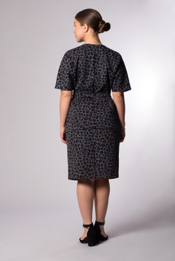 Джемпер женский 4134зп, Леопард #225Лед034134зп