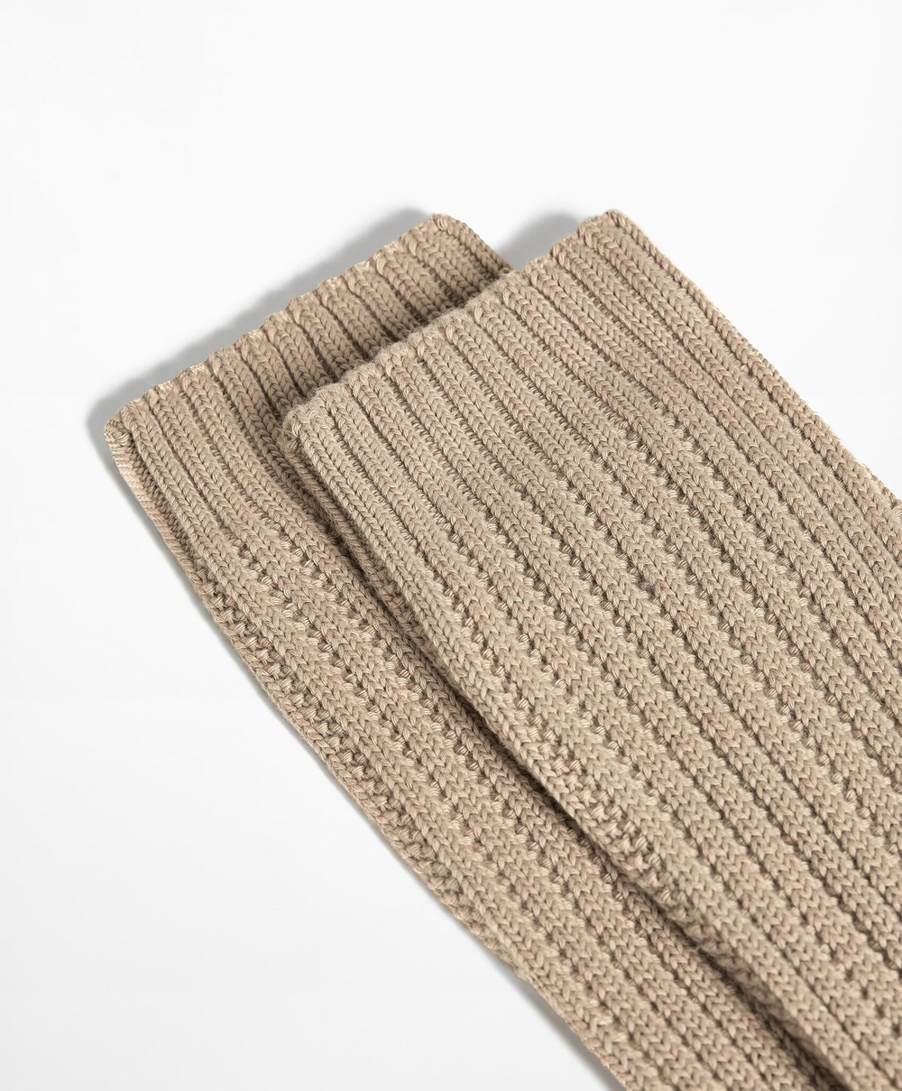 Oysho Хлопковые носки, рыжевато-коричневый