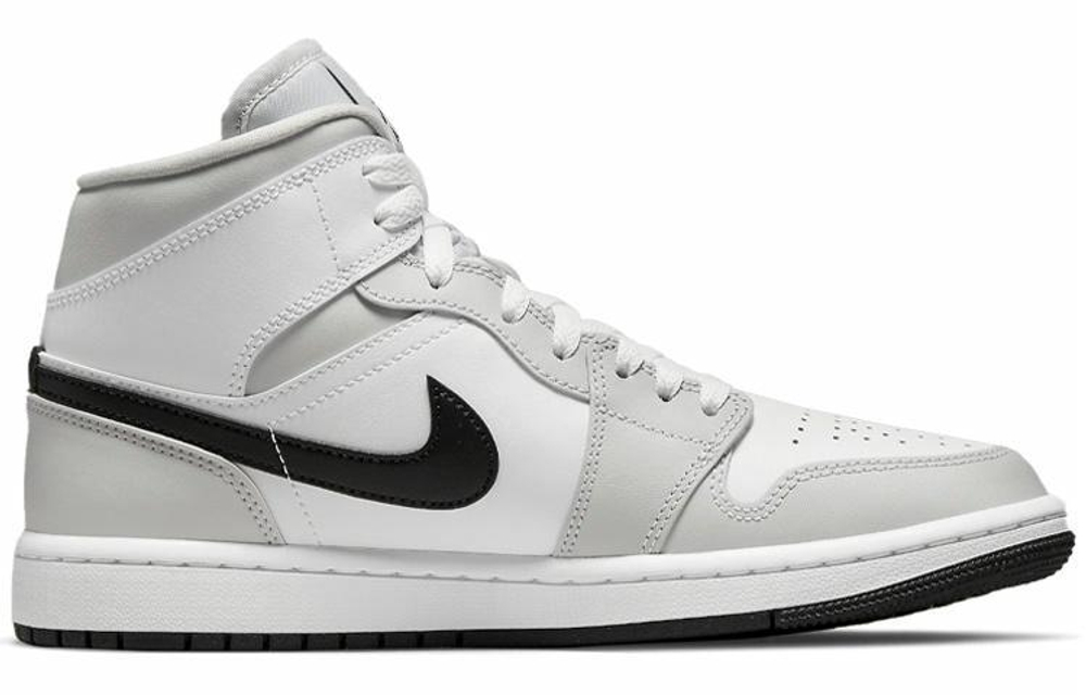 Кроссовки Jordan Air Jordan 1 Mid "Light Smoke Grey" Dior (Женская размерная сетка)
