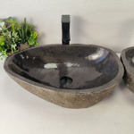 Раковина из речного камня ПАРА! RS-65478 55*36*15 0865