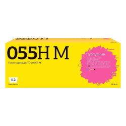Картридж T2 Cartridge 055H M / 3018C002 Картридж TC-C055H M для Canon i-SENSYS LBP663 / 664 / MF742 / 744 (6000 стр.) Пурпурный, с чипом