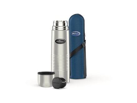 Термос Biostal (1 литр) в чехле, стальной