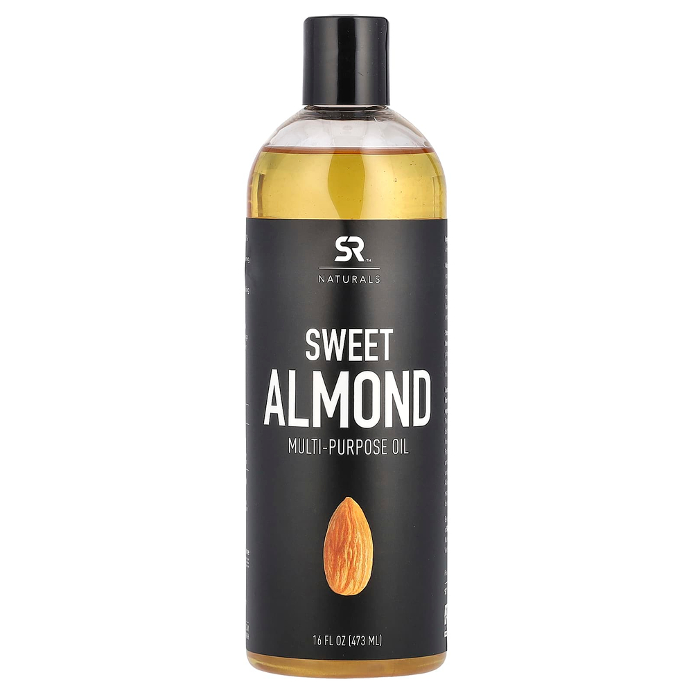 Sports Research, Многоцелевое масло сладкого миндаля, 16 ж. унц. (473 мл)