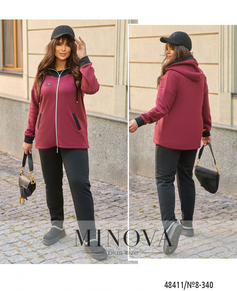 Костюм 8-340-марсала Minova