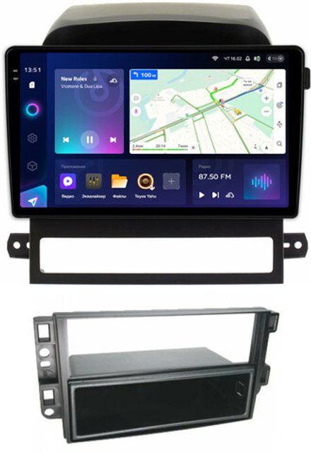 Магнитола для Chevrolet Captiva 2006-2011 (перенос БК вниз) - Teyes CC3-2K QLed Android 10, ТОП процессор, SIM-слот, CarPlay