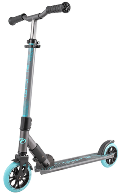 Детский самокат Tech Team ​145 Comfort 2020 серо-голубой