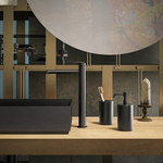 Стакан Gessi Ingranaggio, настенный, цвет Black Metal Brushed PVD