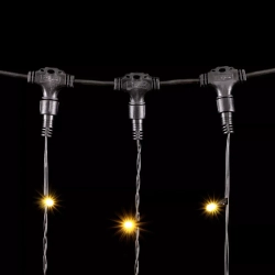 Светодиодный занавес 1*6 м, 220V., 600 шампань LED ламп, черный ПВХ, Beauty Led (PCL601CAP-11-2CH)