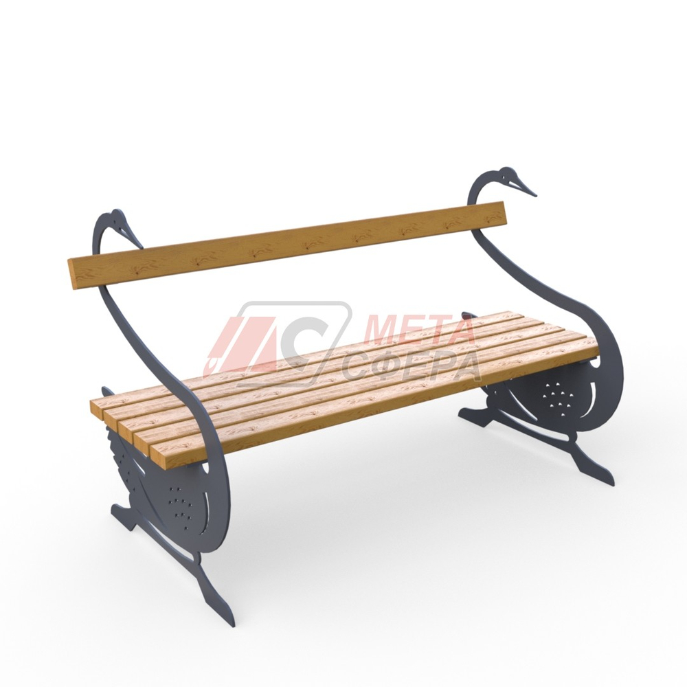 Скамейка Лебедь