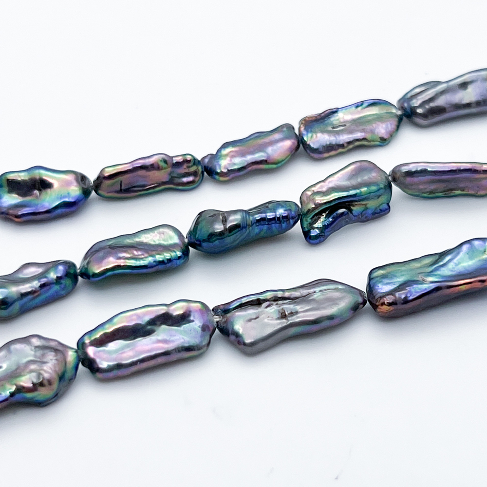 Жемчуг, размер около 18-23*9-11 мм, цена за набор 4 шт