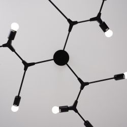 Люстра На Штанге Late D103 Black By Imperiumloft