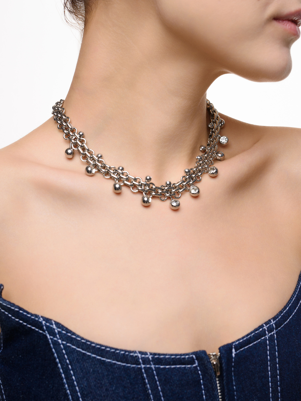 Цепь "Piercing" Silver