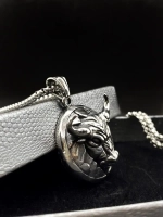 Крупная подвеска Бык на цепочке амулет оберег Чертог Тура