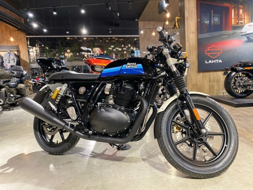 Royal Enfield Continental GT 650 Slipstream Blue (Black Alloy)