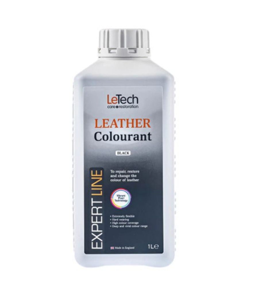 LeTech Expert Line Краска для кожи (Leather Colourant) Black, 1л