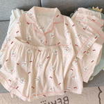 Женский домашний костюм-пижама 3в1