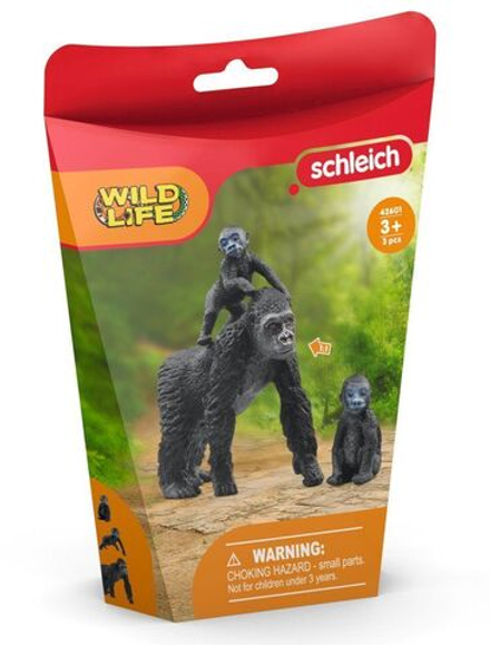 Фигурка Schleich Wild Life Семья горилл 42601