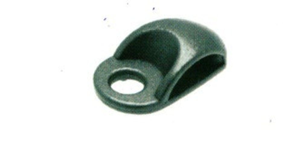 Петля для обуви с 1 отверстием литая 07Е12GR, черный [66]