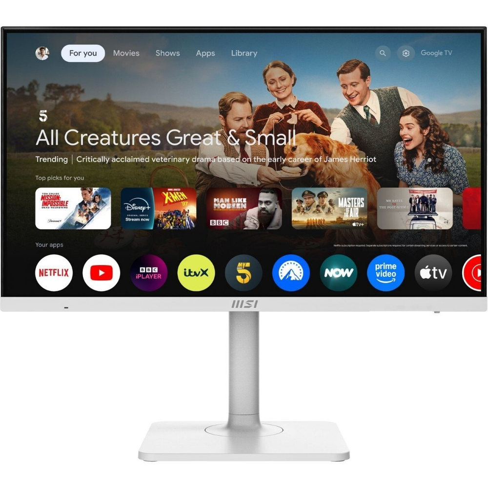 Монитор MSI Modern MD272UPSW 27" 16:9 UHD (3840x2160) IPS Flat, 4ms, 60Hz, White