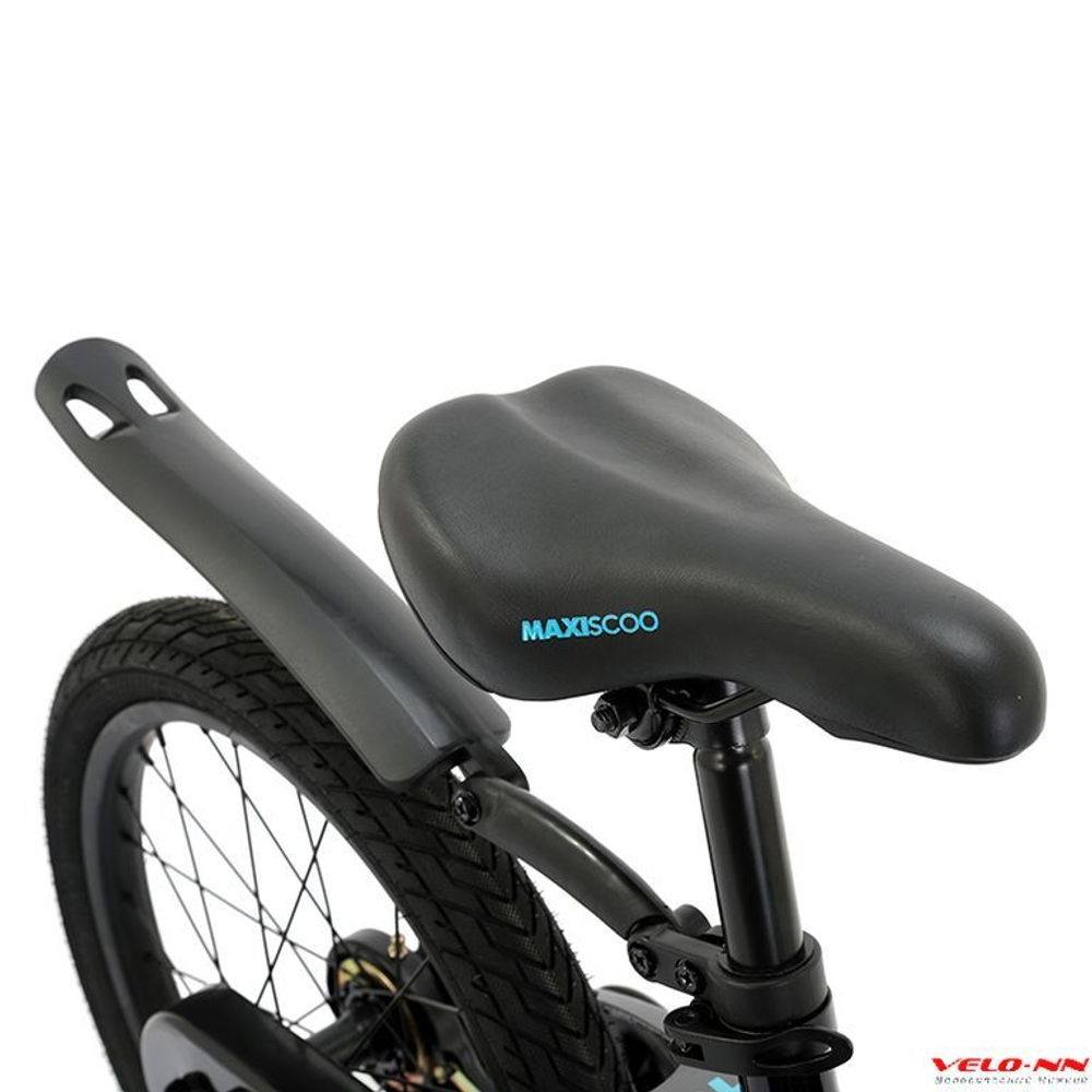 Велосипед 18" MAXISCOO Air Стандарт, черный аметист