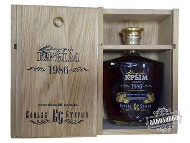 Крым. Российский коньяк 1986 0,5л