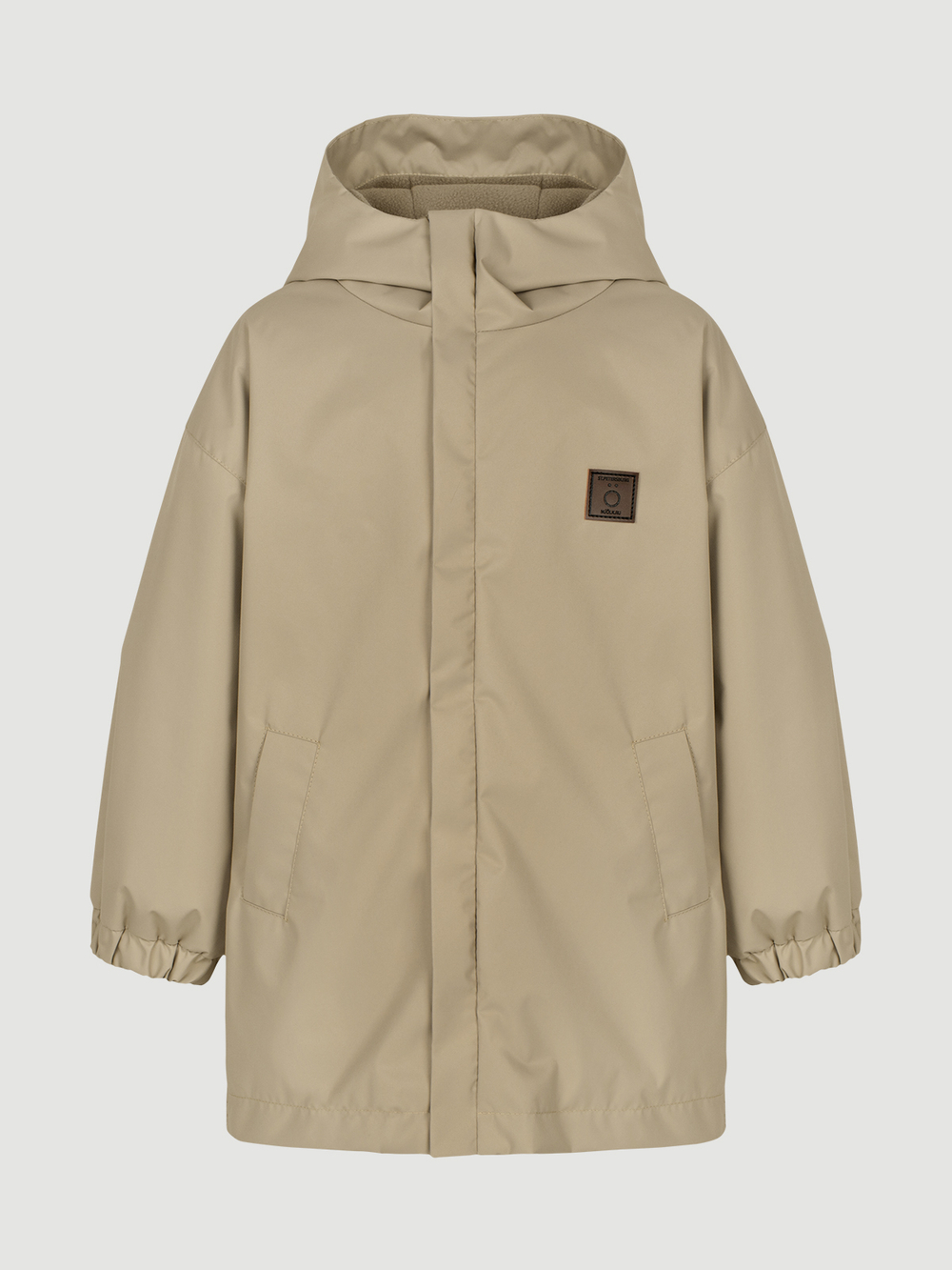 Парка демисезонная на флисе Mjölk Песочный