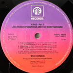 The Kinks ‎– Part 1 Lola Versus Powerman And The Moneygoround (Англия 1972г.)