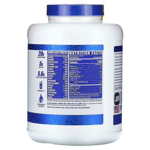 Ronnie Coleman, Signature Series, King Whey, шоколадный брауни, 2,3 кг (5 фунтов)