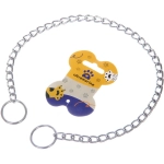 Цепь - удавка рывковая для корректировки поведения «Бро - это сила!», цвет серебро, 2,5мм/50см (лейбл)