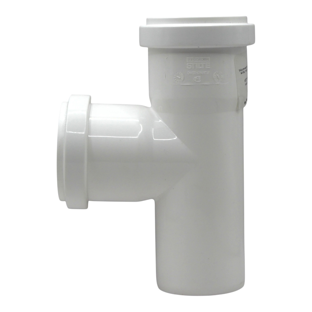Тройник канализационный PRO AQUA STILTE 50x50/90°