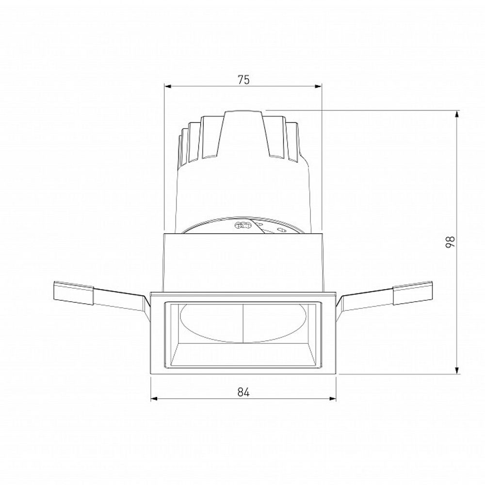 Встраиваемый светильник Elektrostandard Inline a064615