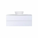 Тумба с раковиной Orange Otto Ot-100TuMDF+B08-360W 100 белая