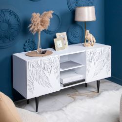 Тумба под ТВ Тропик 117см Классика Айс Найт Сильвер