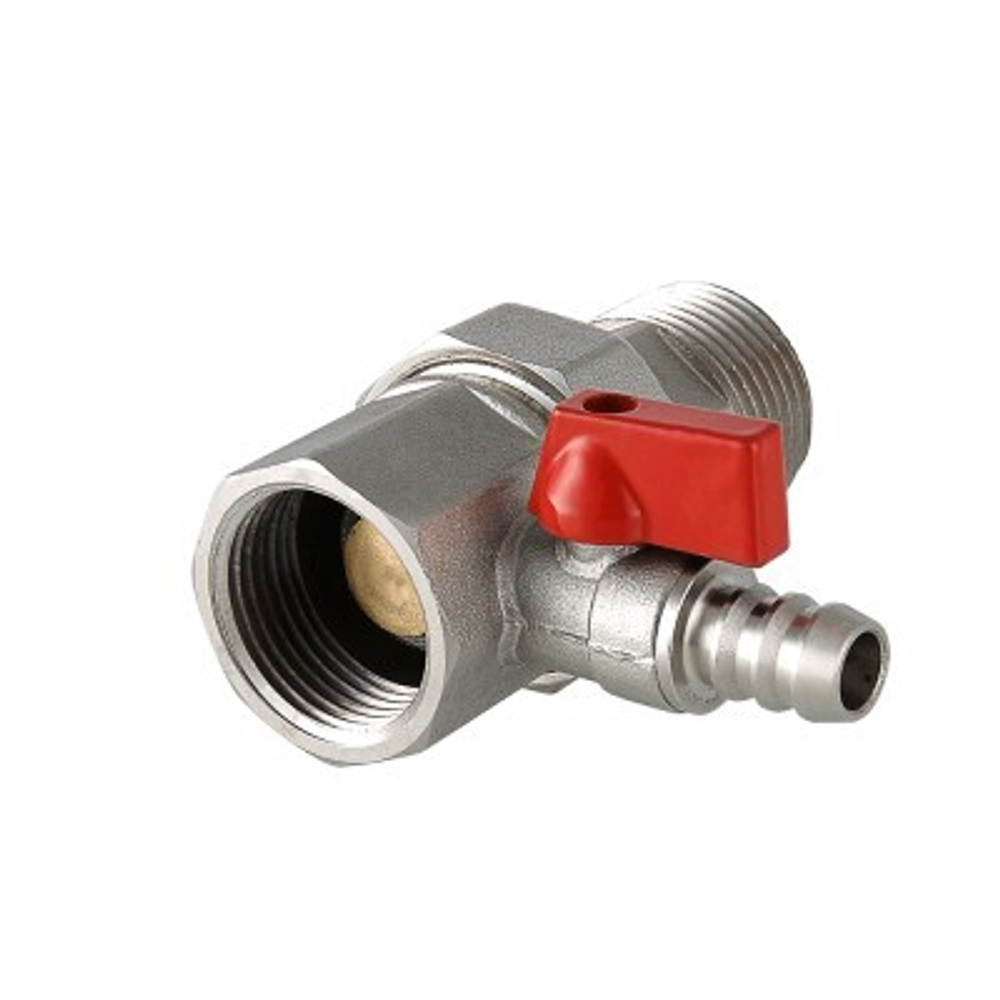 Сгон-отсекатель раз. Valtec 1" с дрен краном 08852