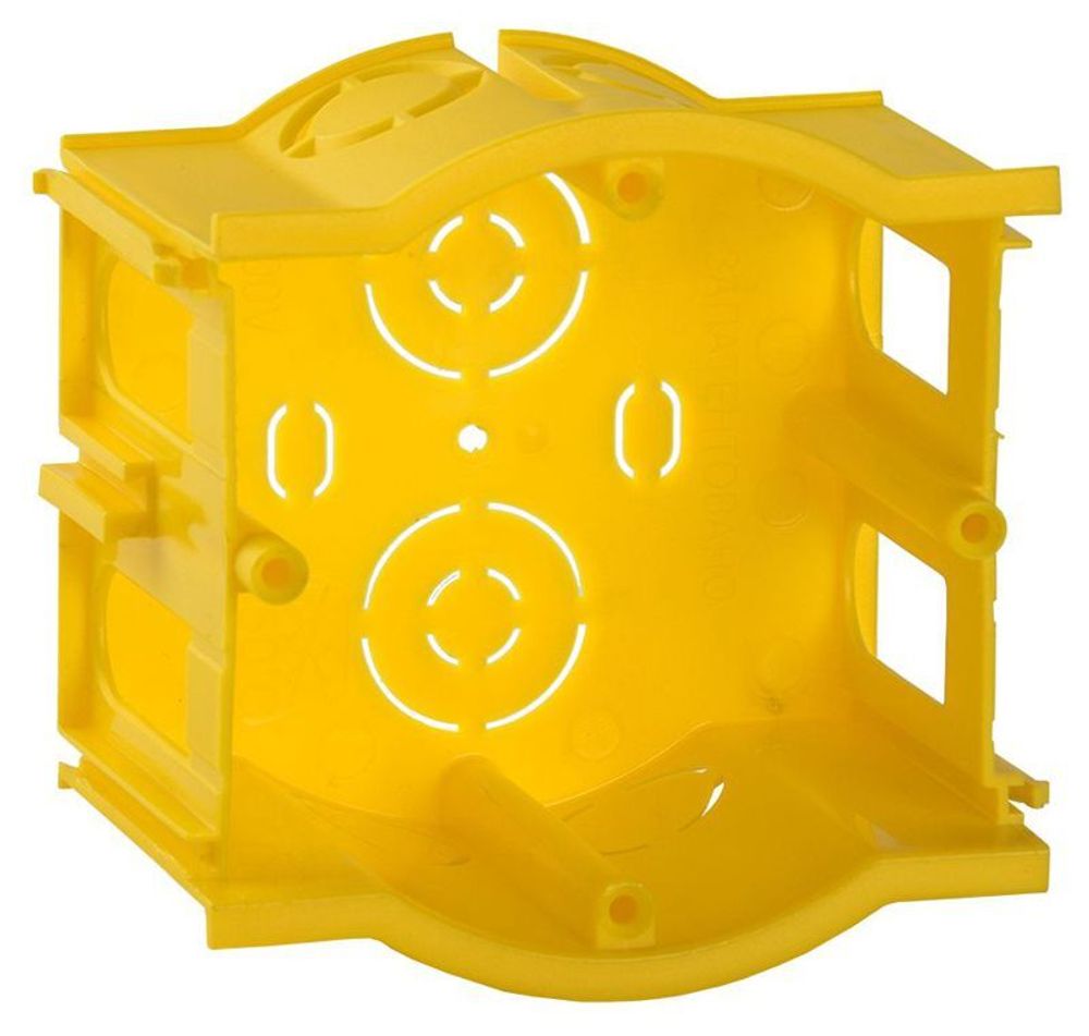 Коробка установочная С3 d68x45 для твердых стен (сборная проходная) IEK UKT10-068-045-000-K0-N-U